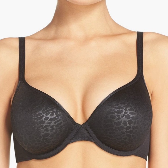 NATORI ELEMENT FULL FIT CONTOUR BLACK JACQUARD BRA SIZE 32DDD STYLE 7311… - Picture 1 of 7